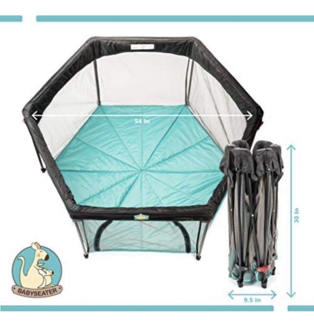 Babyseater BABYSEATER Portable Playard Play Pen with Carrying Case