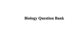 biology question bank