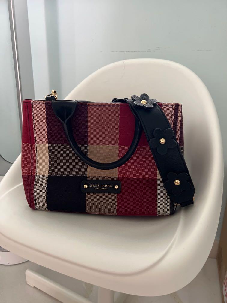 Blue label sling bag