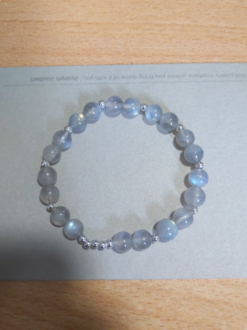 Blue Moonstone Bracelet  Etsy