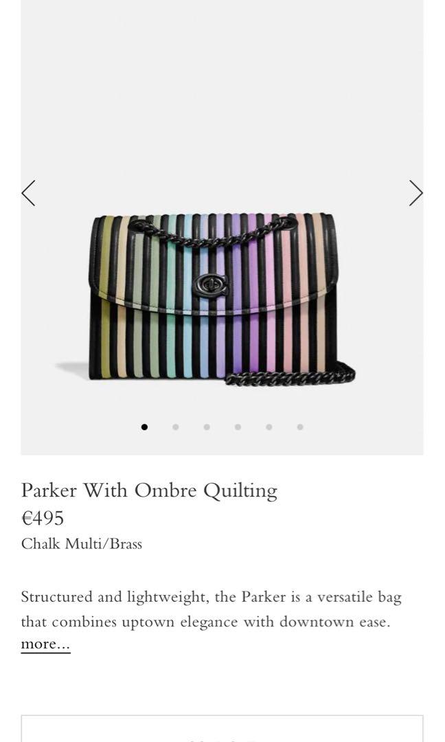 Parker with ombre discount quilting