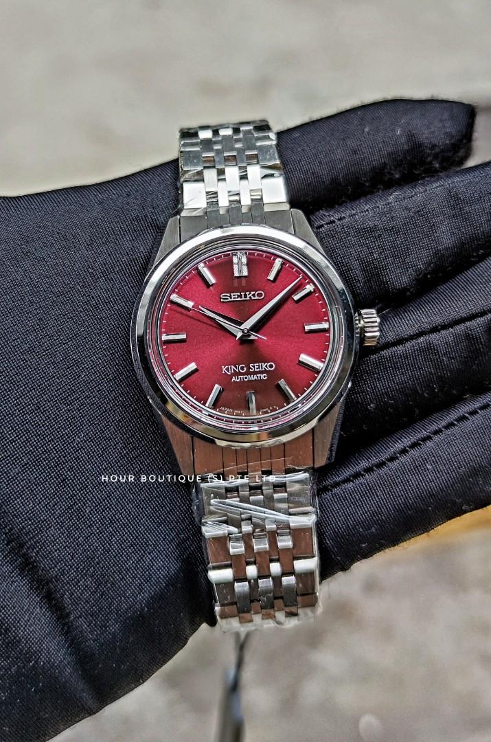 Brand New King Seiko Red Dial Men's Automatic Watch SDKS009 SPB287, Men's  Fashion, Watches Accessories, Watches On Carousell 