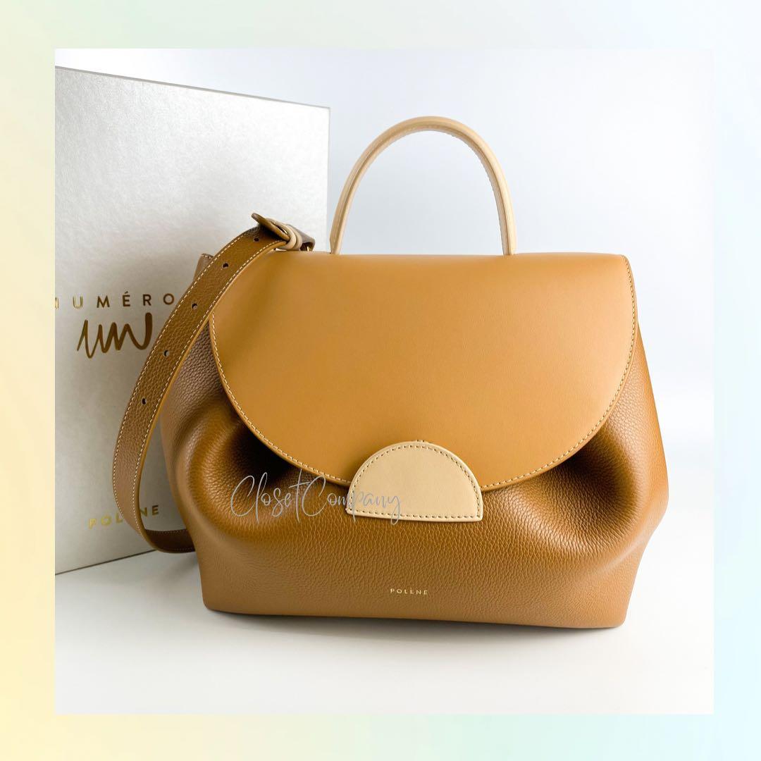 Polene Numero Un Nano Edition TRIO Camel Textured Leather- Brand new,  Luxury, Bags & Wallets on Carousell