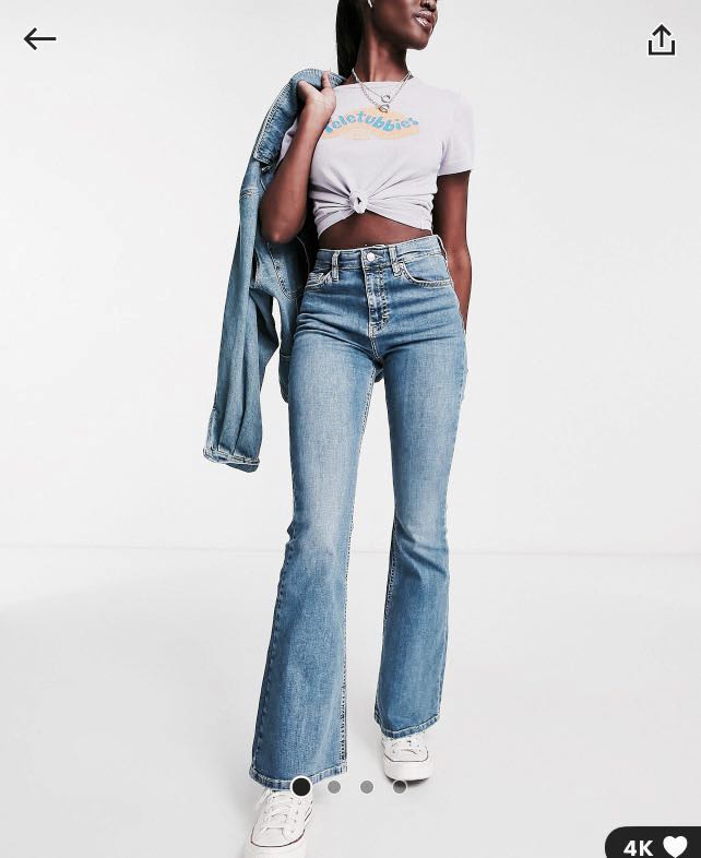 Topshop flared sale