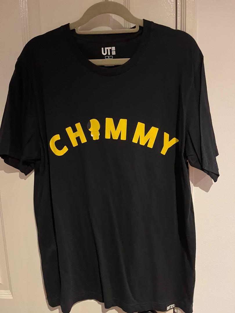 Bt21 Chimmy Uniqlo T Shirt, Men'S Fashion, Tops & Sets, Tshirts & Polo  Shirts On Carousell
