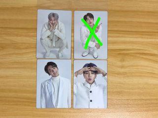 BTS Map Of The Soul Tour Mini Photocards - RM, Jin, Jungkook, Jimin