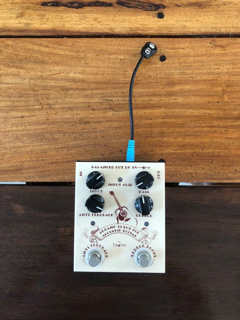 Caline preamp DI box for acoustic guitar., Hobbies & Toys, Music