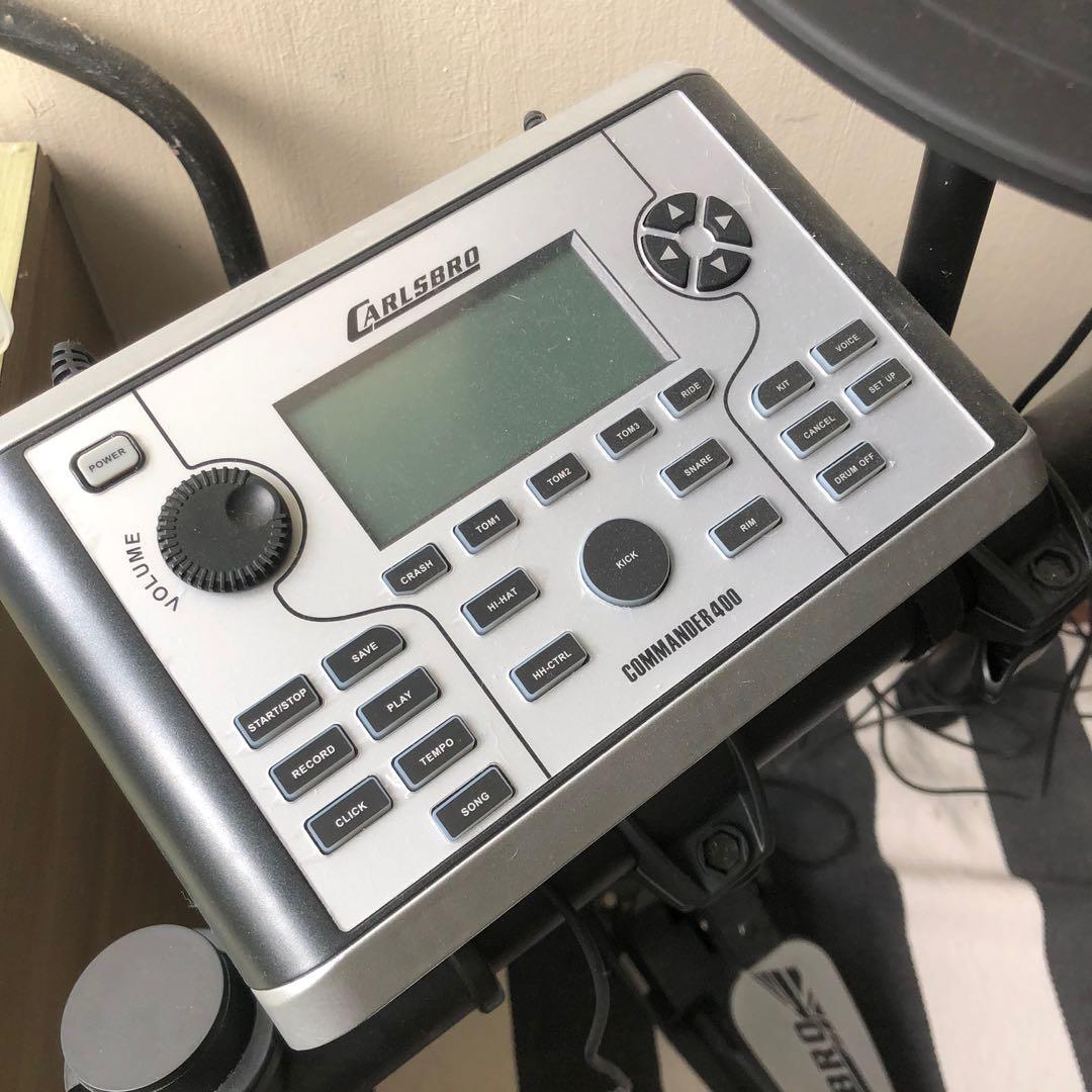 Carlsbro CSD400 Electronic Electric Drum Kit Set, Hobbies & Toys, Music