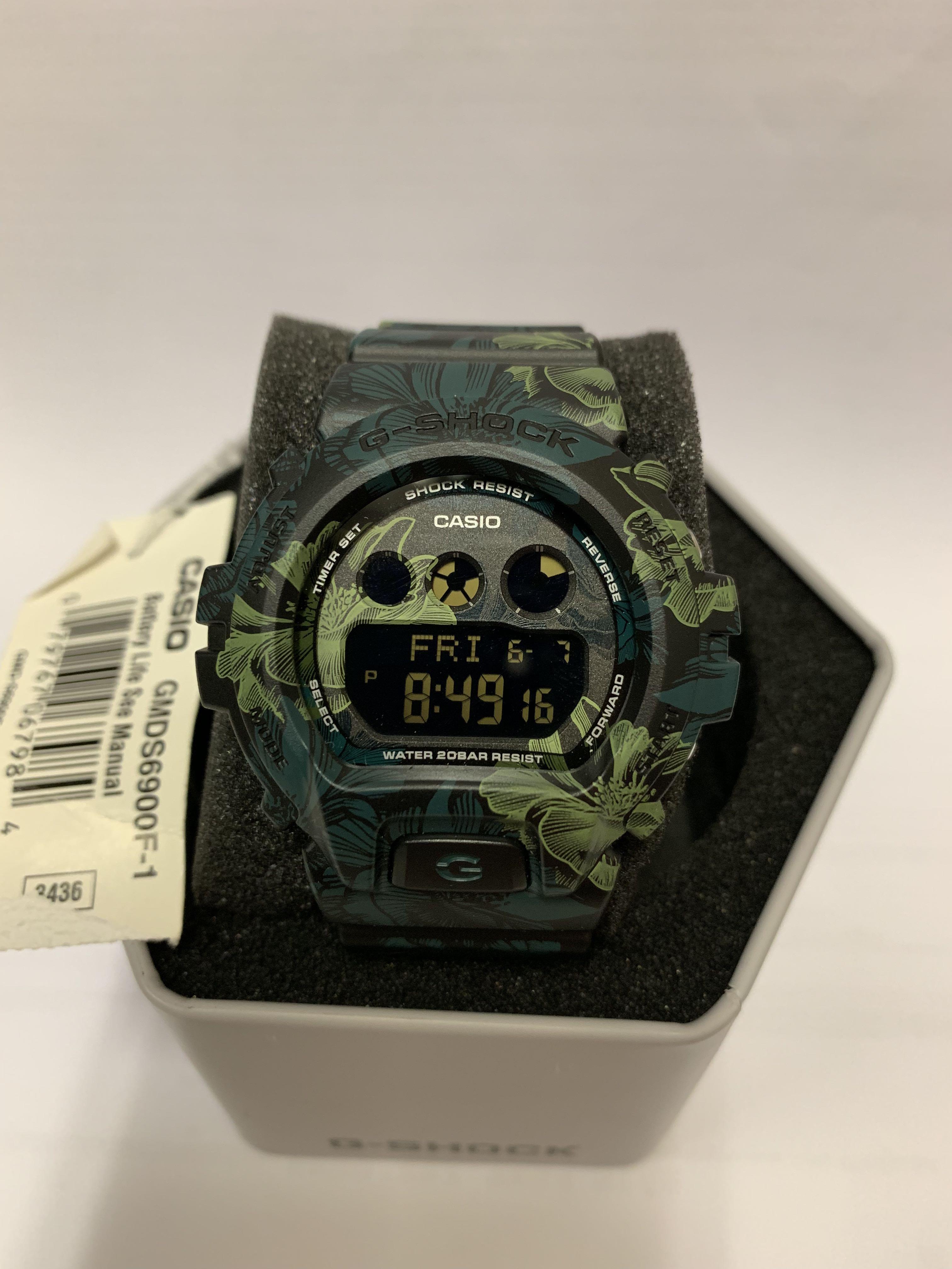 CASIO GMDS6900-1, 男裝, 手錶及配件, 手 