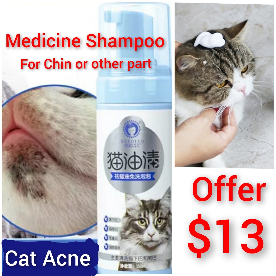 Cat Acne Shampoo Very Good to reduce or remove bacterial Suitable for cat super Effective, Pet