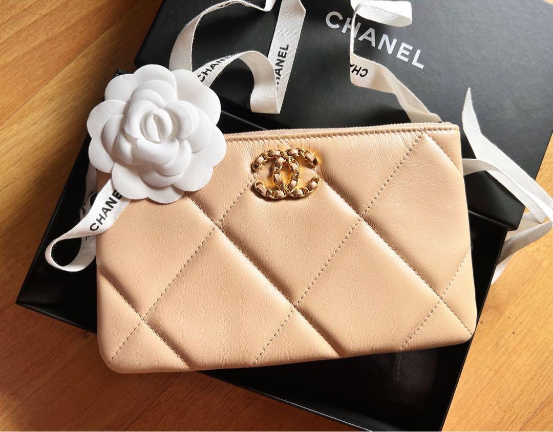 Chanel 19 small o case Luxury Bags Wallets on Carousell
