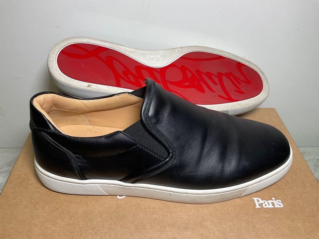 Christian Louboutin Black Roller-boat Men's Flat Shoes, Luxury, Bags &  Wallets on Carousell