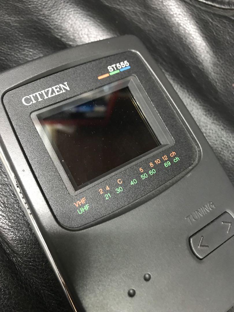 經典CITIZEN ST555 掌上型液晶TV, 興趣及遊戲, 收藏品及紀念品, 古董