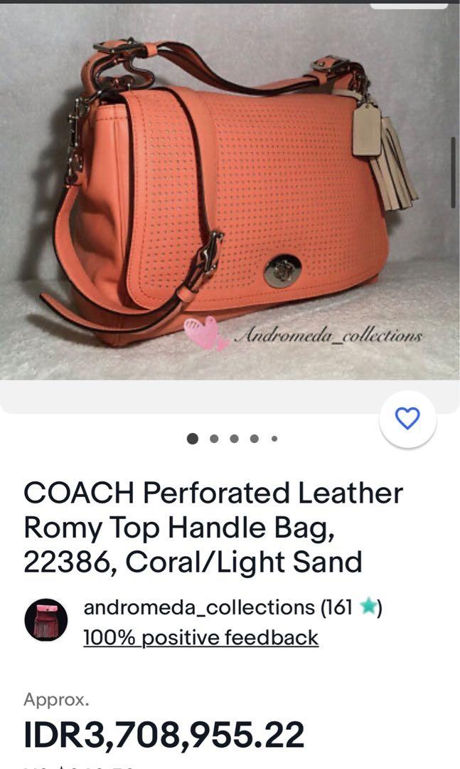 coach coral purse