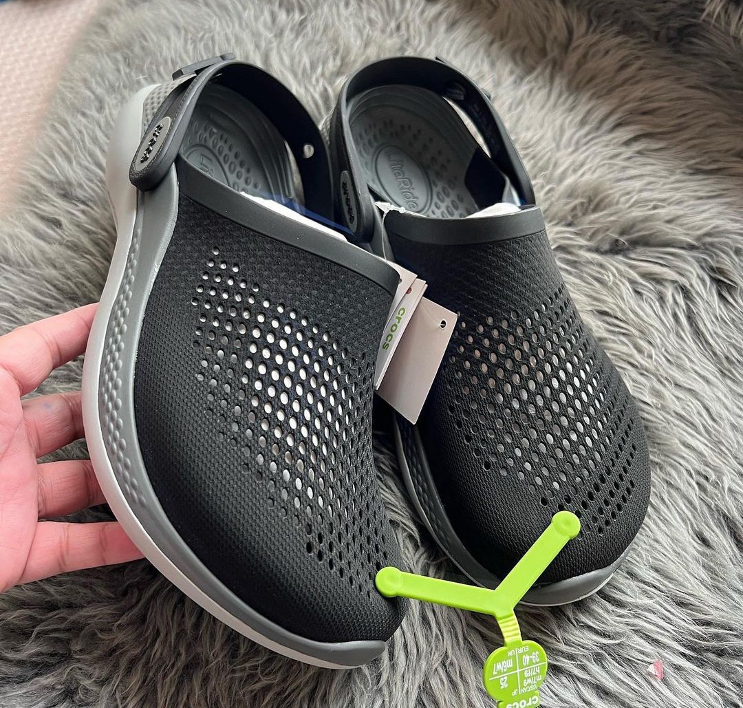 crocs literide all black TGS A.A