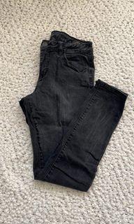 Dark wash skinny jeans