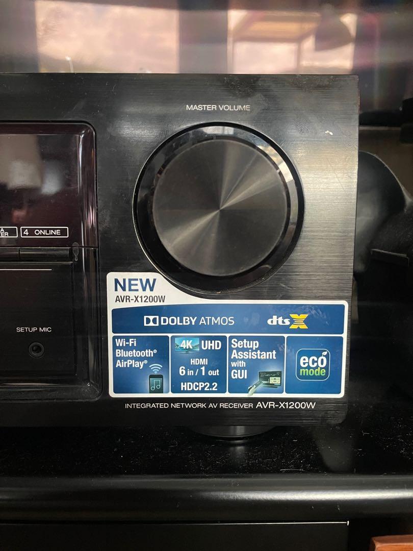 DENON AVRX1200W amplifier, 音響器材, Soundbar、揚聲器、藍牙喇叭、耳擴 Carousell
