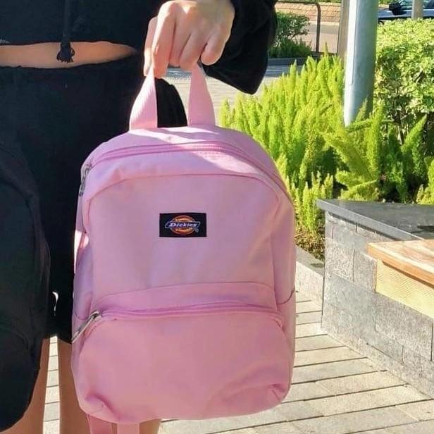 Dickies mini backpack pink on sale