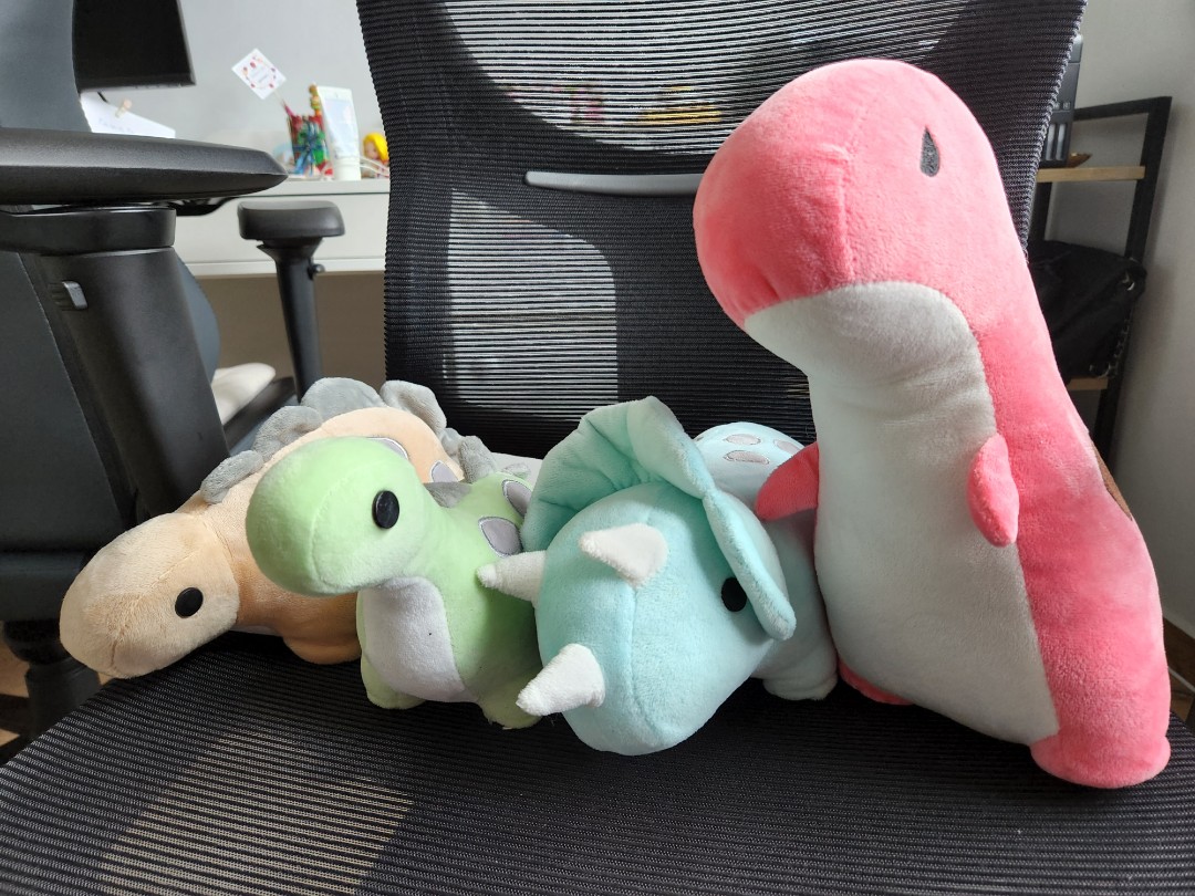 dinosaur toast plushie