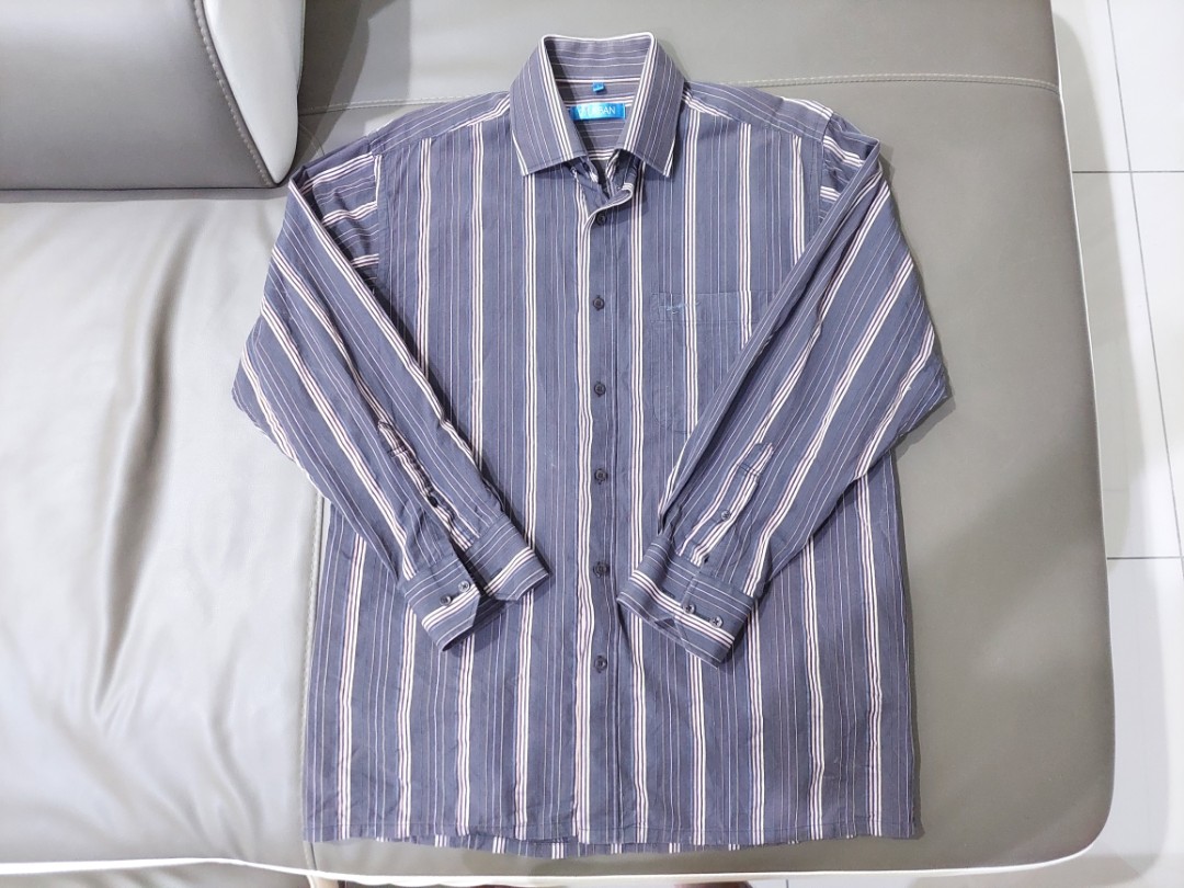 Durban Formal Business Shirt, Men's Fashion, Tops & Sets, Formal Shirts on Carousell