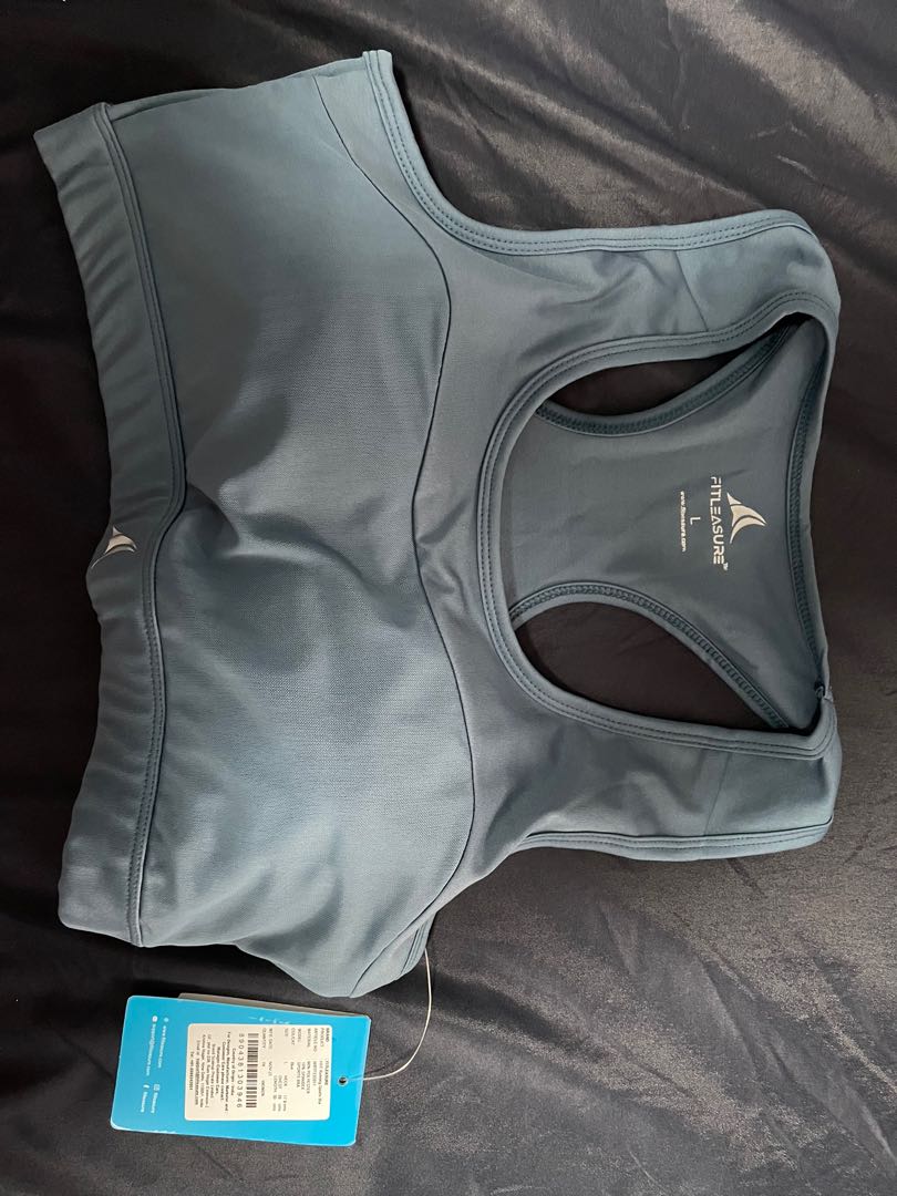 Ryka Activewear Grey Padded Sports Bra Size Large - $9 - From