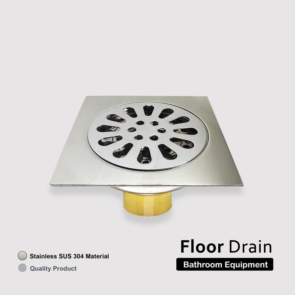 Floor drain Premium Full Stainless Otomatis Buka Tutup Anti Banjir