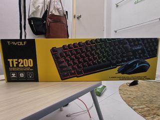 Full-Size RGB Lighting Gaming Keyboard and Mouse