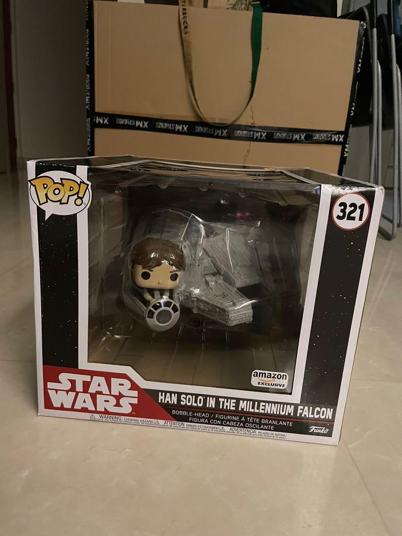 han solo and millennium falcon pop