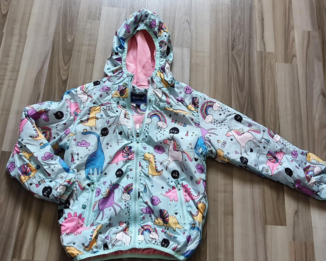 Girls discount windbreaker jacket