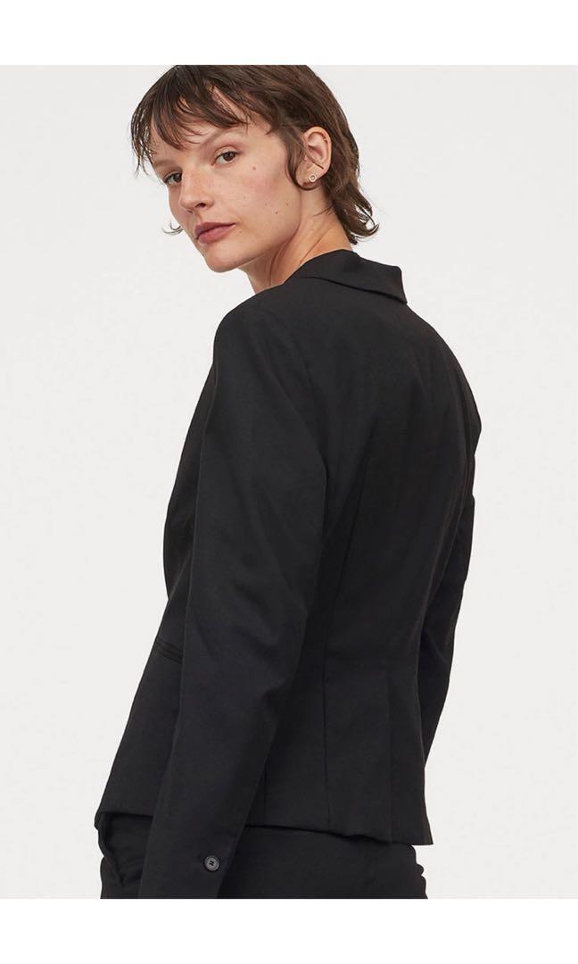 long fitted blazer