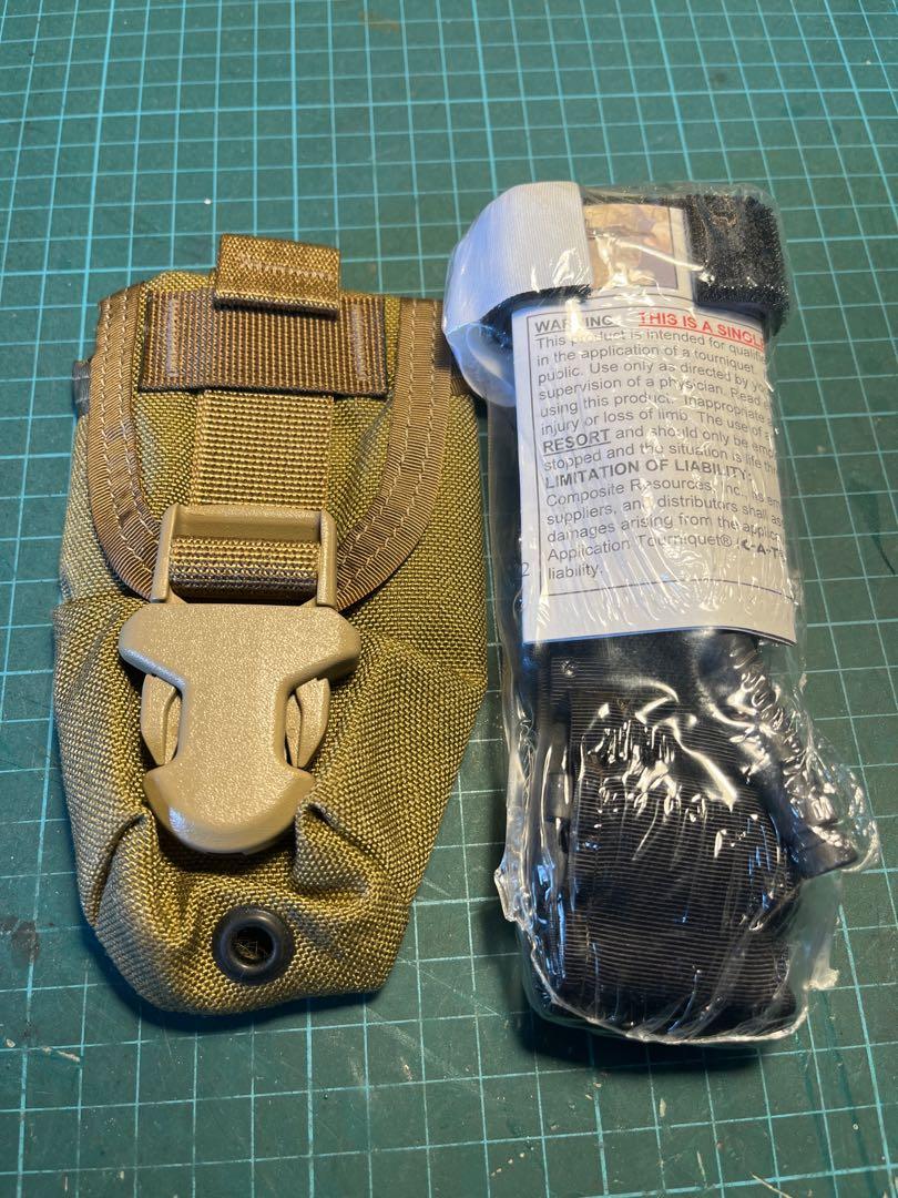 IFAK CAT Tourniquet Red Tab with Molle Pouch., Men's Fashion, Bags