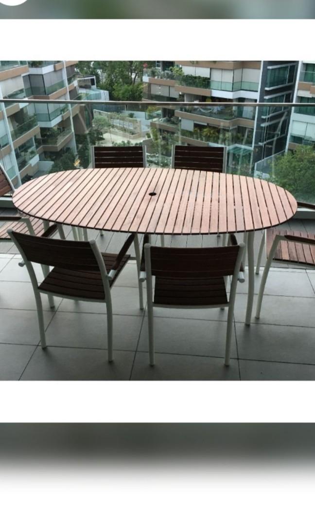 Ikea Outdoor Dining Table, Furniture & Home Living, Furniture, Tables