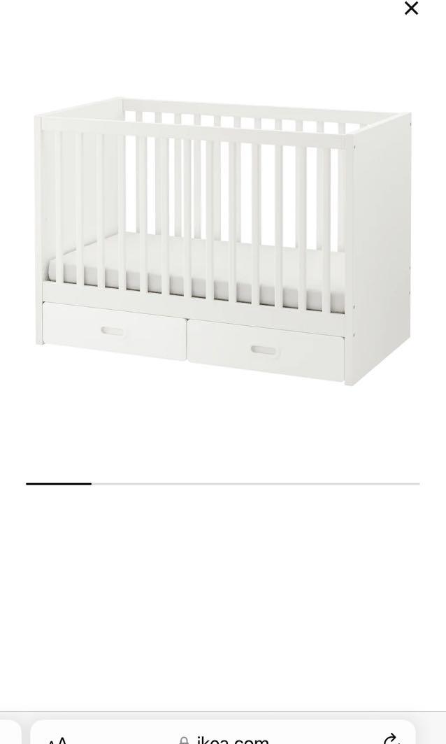 IKEA STUVA / FRITIDS Baby Cot with drawers , Babies & Kids, Baby