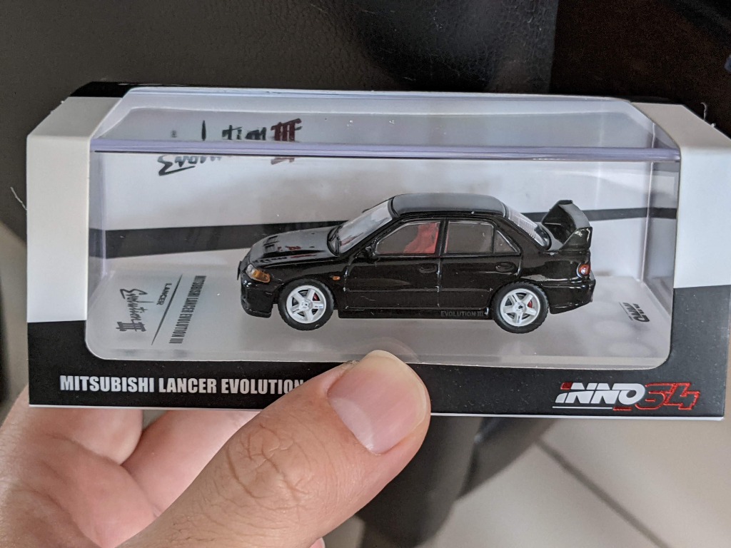 Inno64 Mitsubishi Lancer Evolution III Evo 3 Initial D Emperor 1/64, Hobbies & Toys, Toys