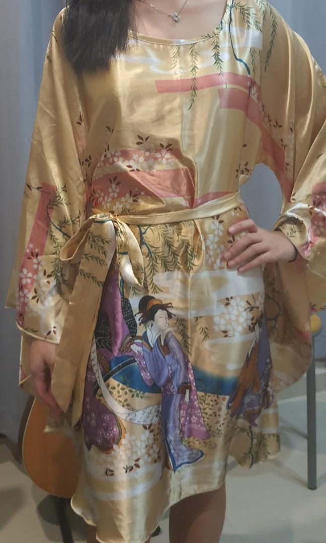 Japanese modern discount kimono dress