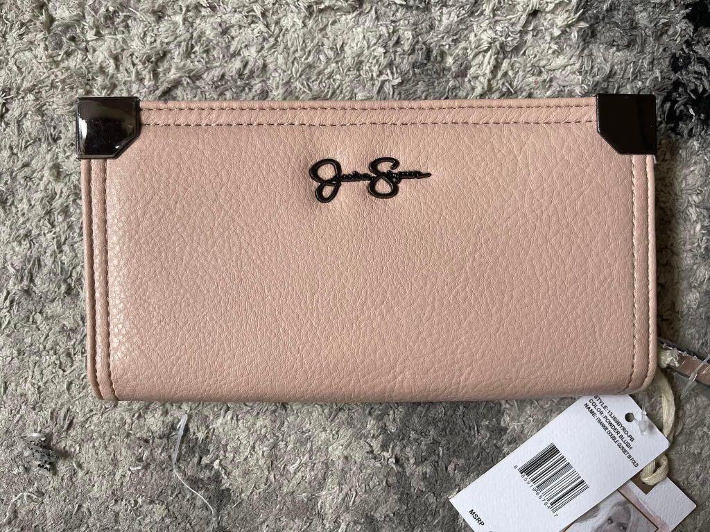 jessica simpson powder blush wallet