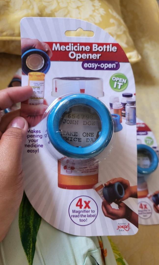 Jokari Magnifying Medi Grip Medicine Bottle Opener