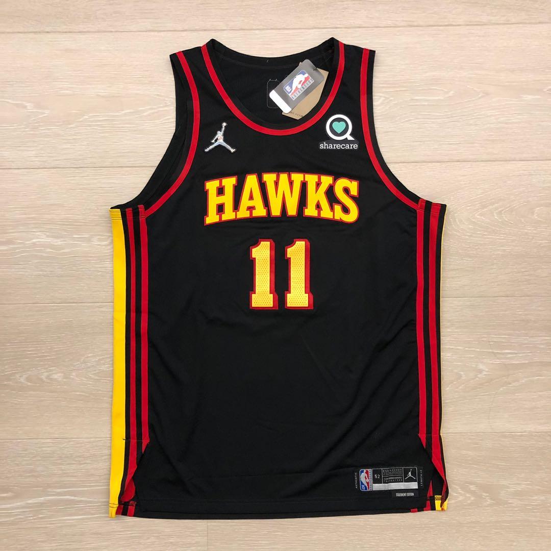 Trae young best sale authentic jersey