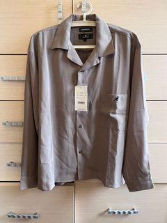 Kangol 軟料口袋開領襯衫 奶茶色 日本代購