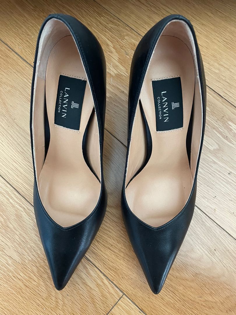 Lanvin high black heels size 36 黑色高