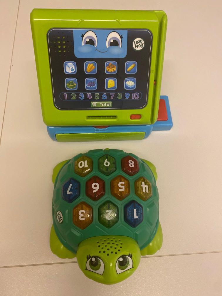 Leap frog cashier and Tortoise number machine, Babies & Kids, Infant ...