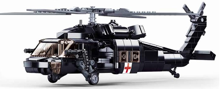 Lego helicopter black hawk sales