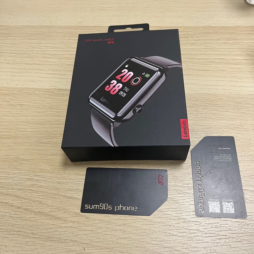 Lenovo w5 gps new arrivals sport watch