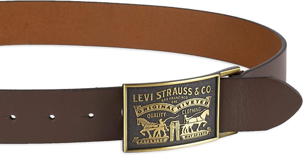Levi's Men's 1 1/2  Bridle Belt With Snap Closure,Brown,32, Men's  Fashion, Watches & Accessories, Belts on Carousell
