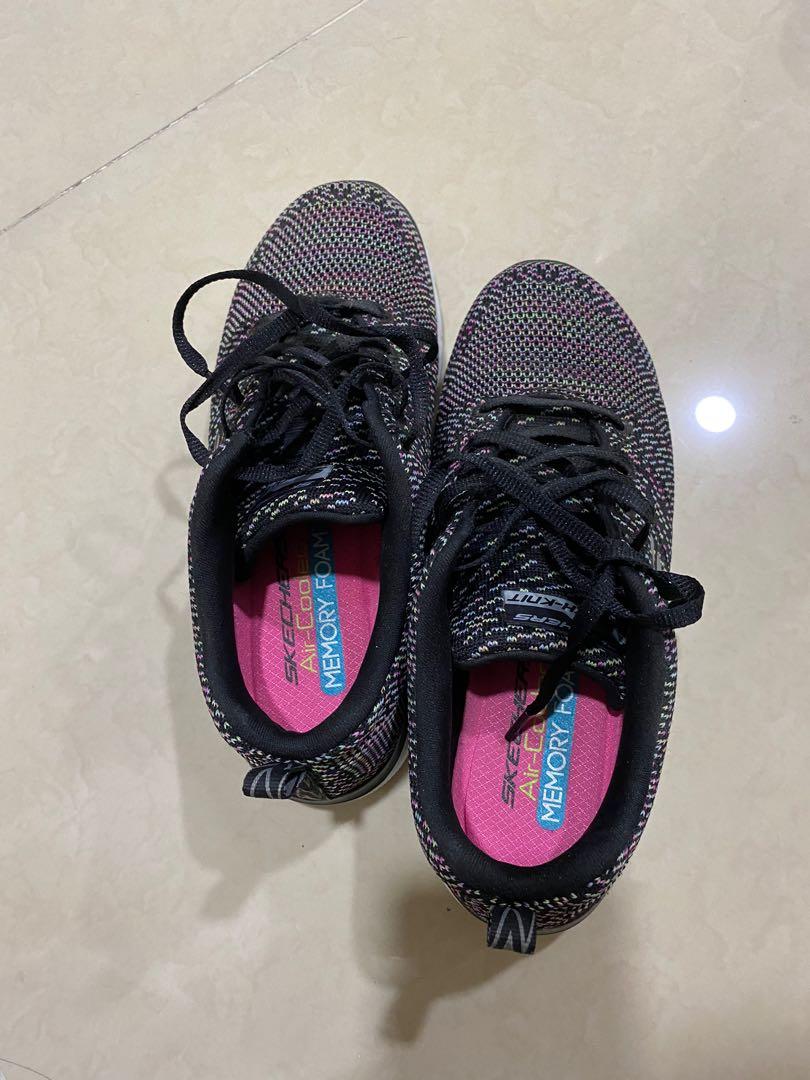 Rainbow skechers memory foam on sale