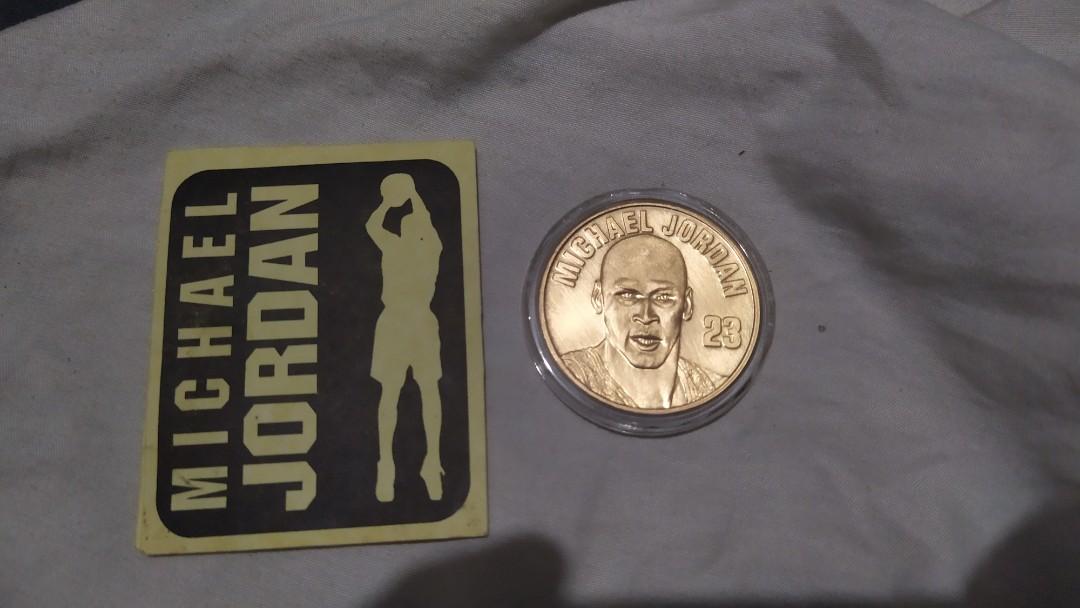 LIMITED EDITION MICHAEL JORDAN BRONZE MEDALLION COINS WITH CERTIFICATE