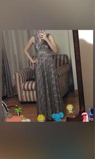 Long Lace Gown for rent