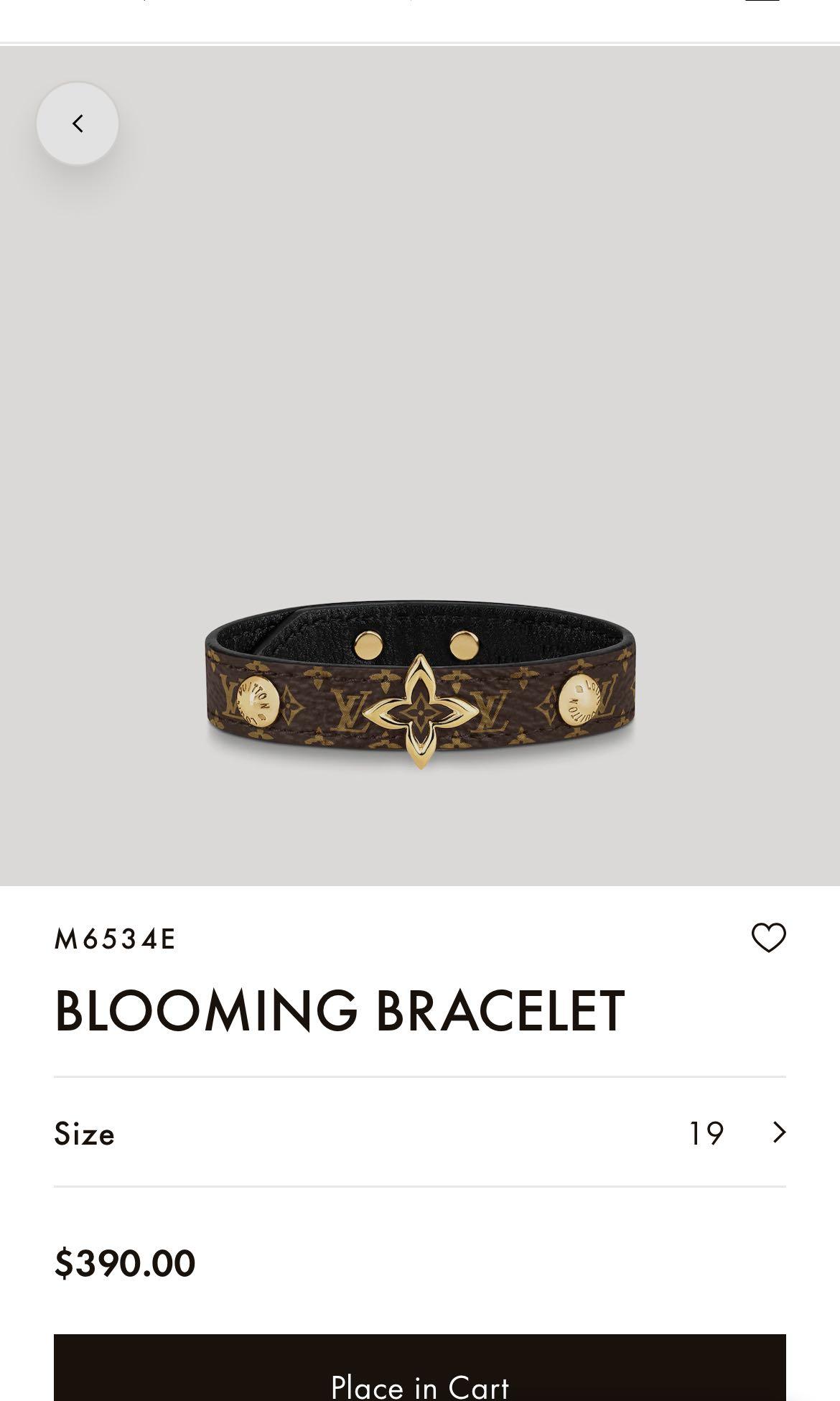 Blooming Bracelet Monogram Canvas - Accessories M6534E
