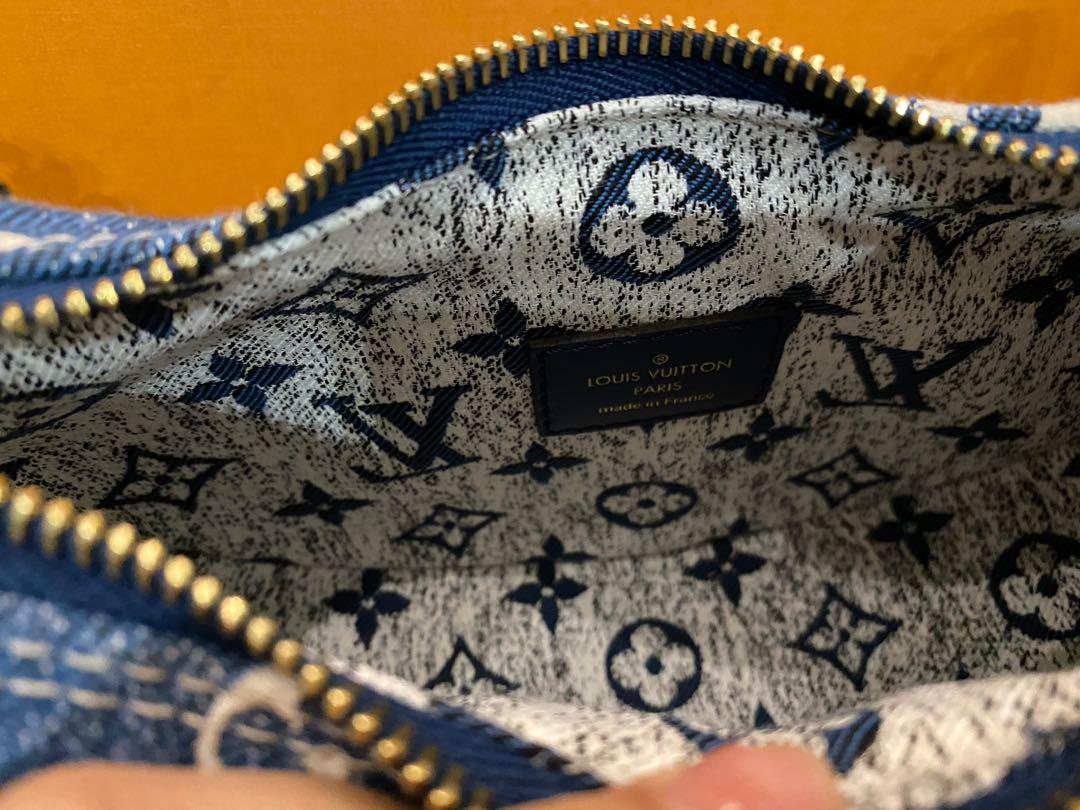 Louis Vuitton Half Moon Loop Bag Denim Blue GHW