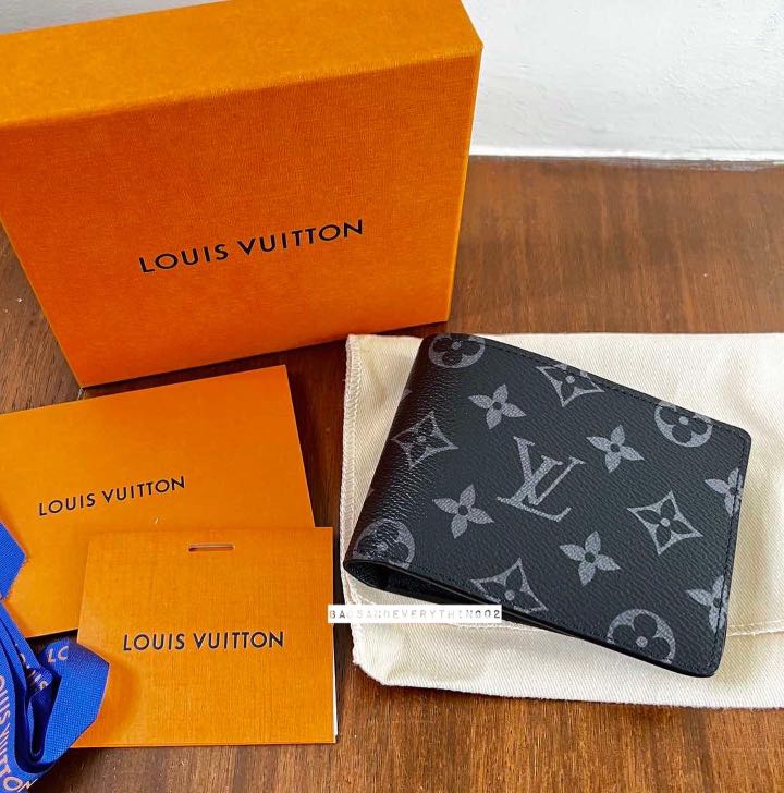 LV Louis Vuitton Mirror Slender Wallet, Luxury, Bags & Wallets on Carousell